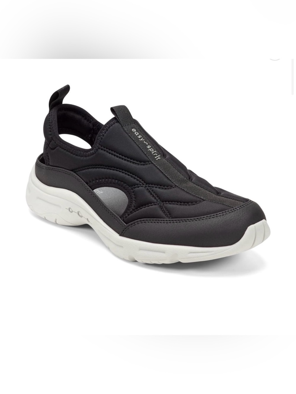 Easy Spirit BRAYER Women’s Black Slip-On Closed Toe Sport Sandals 7.5 New Sport